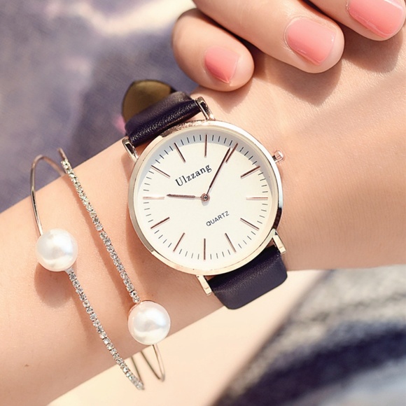 NEW 4 Colors Classic Simple Quartz Watch - Picture 3 of 8